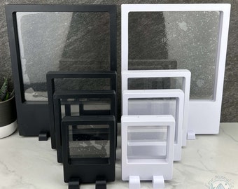 3D Gem and Crystal Instant Picture Style Suspension Display Cases