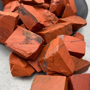 Small Sized Natural Red Jasper Rough Stones