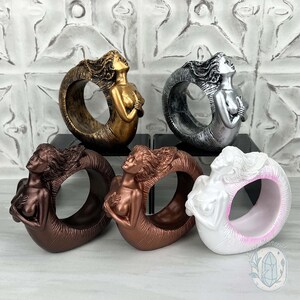 Vintage Style Mermaid Siren Sphere Holders