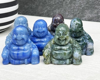 磨かれた微笑みの仏像の石彫 - Etsy 日本