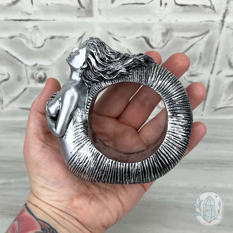 Vintage Style Mermaid Siren Sphere Holders