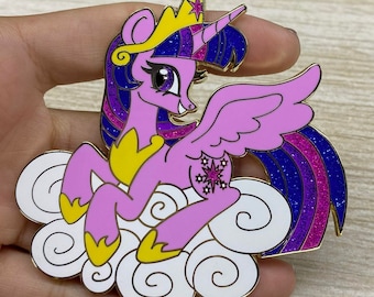 Pin de esmalte gigante de la princesa Twilight Sparkle de My Little Pony