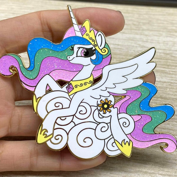 My Little Pony Princess Celestia Jumbo Enamel Pin