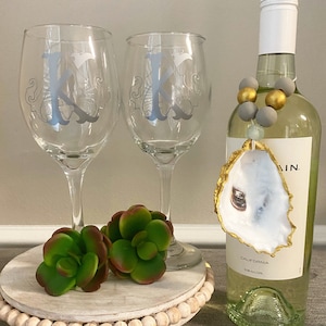 edisto | oyster shell ornament | napkin ring | gift tag | wine ornament