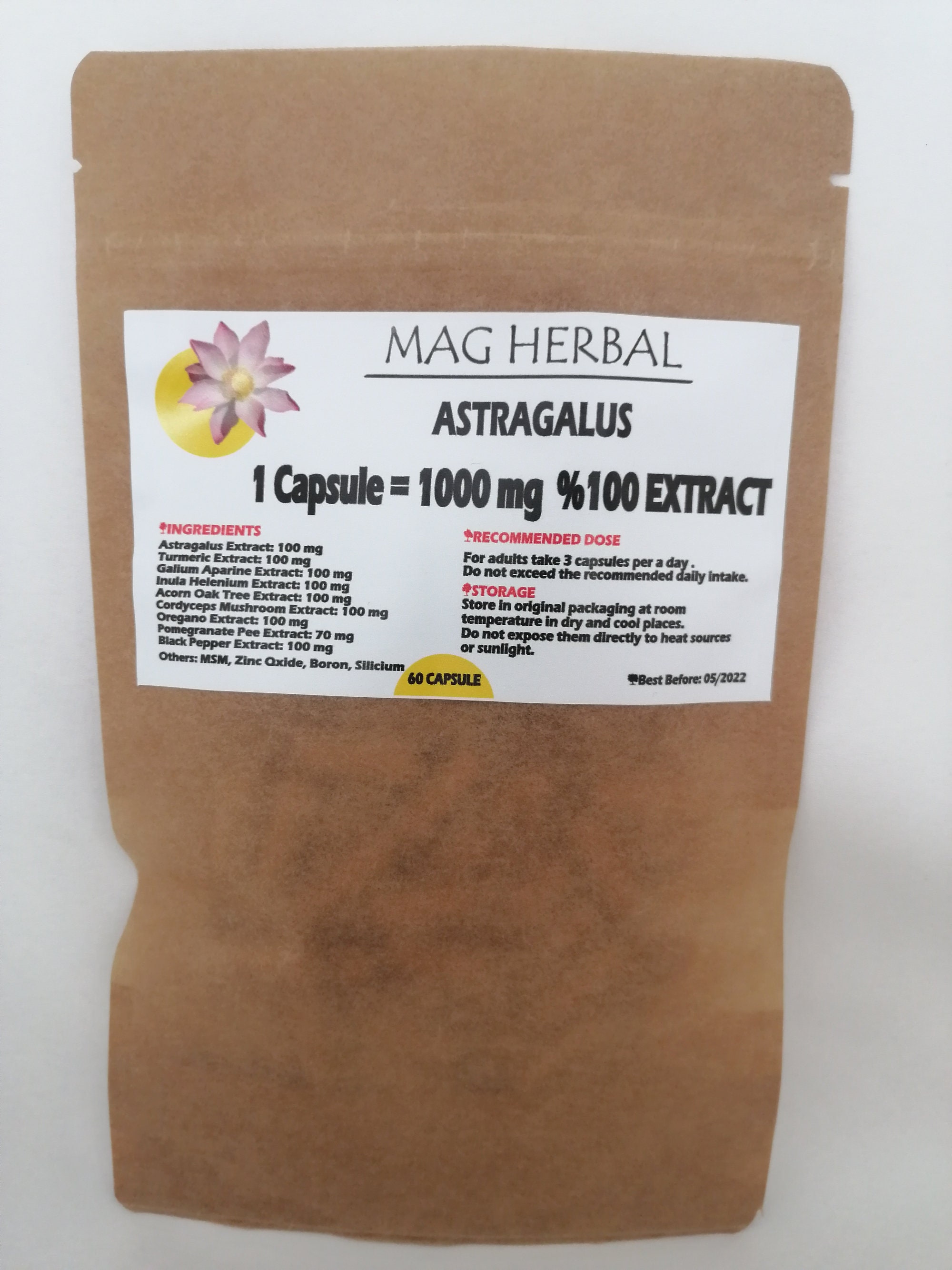 ASTRAGALUS ROOT EXTRACT60 capsules 60.000MG100 Pure and Etsy