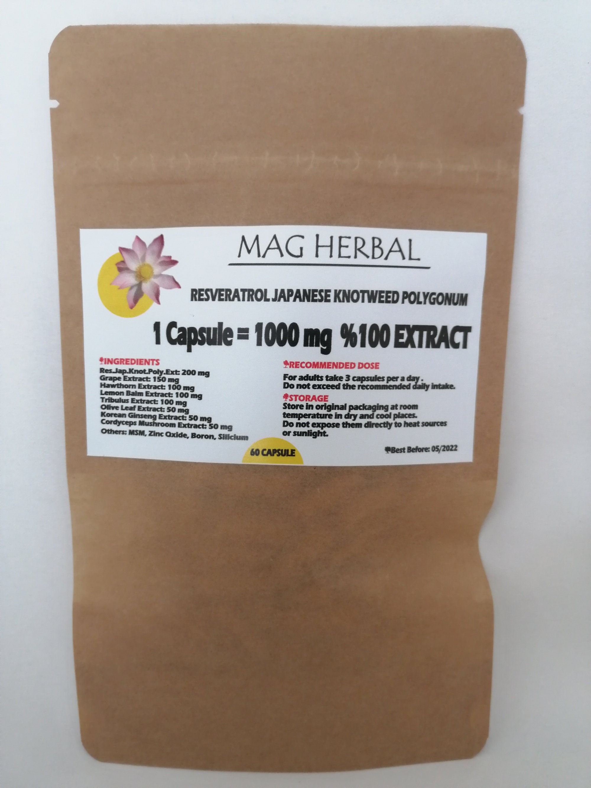 RESVERATROL japanese Knotweed Polygonum EXTRACT60 Capsules Etsy Australia