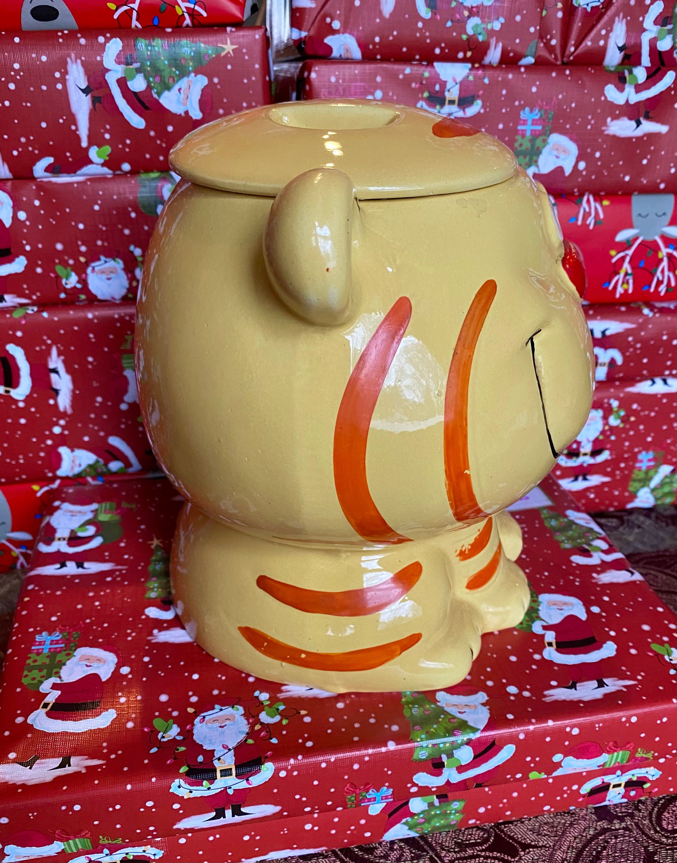 Holt Howard Cookie Jar 1973 Smiling Tiger as Seen in Season 1