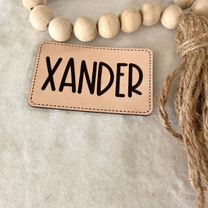 Custom Name Tag - Leather Patch (Made to Order) – Pariah 31