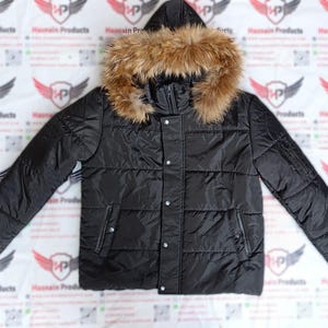 Men’s Puffer Jacket Winter Coat Warm Quilted Down Alternative Outerwear Lightweight Hooded Bubble Jacket Casual Streetwear Windproof Parka