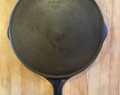 Early Wagner 7 Stylized Logo Skillet with Fire Ring - Restored - 019484