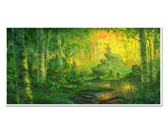 Fantasy Art Print - The Druid's Cathedral