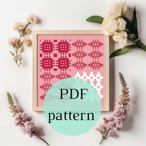 Welsh Tapestry Cross Stitch Embroidery Pattern | Cross Stitch / Beginner Friendly / blanket / diy gift idea/ crochet / cymru / pagan / wales