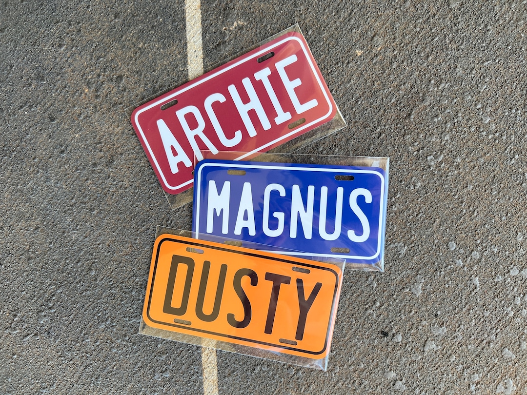 Personalised Dog Kennel Plates, Custom Pet Name Signs, Dog/cat Name ...