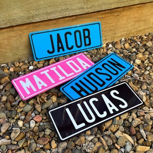 Custom Text Novelty Number Plate Style Personalised Sign, Show Car Plates, Business Cover Plates, Kids Room Sign, Garage Bar Sign Gifts Dad