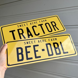 Custom Text Novelty Number Plate Personalised Sign, Custom Display/Show Plates, Personalised Man Cave Sign Garage Bar Sign Gift Idea for Men