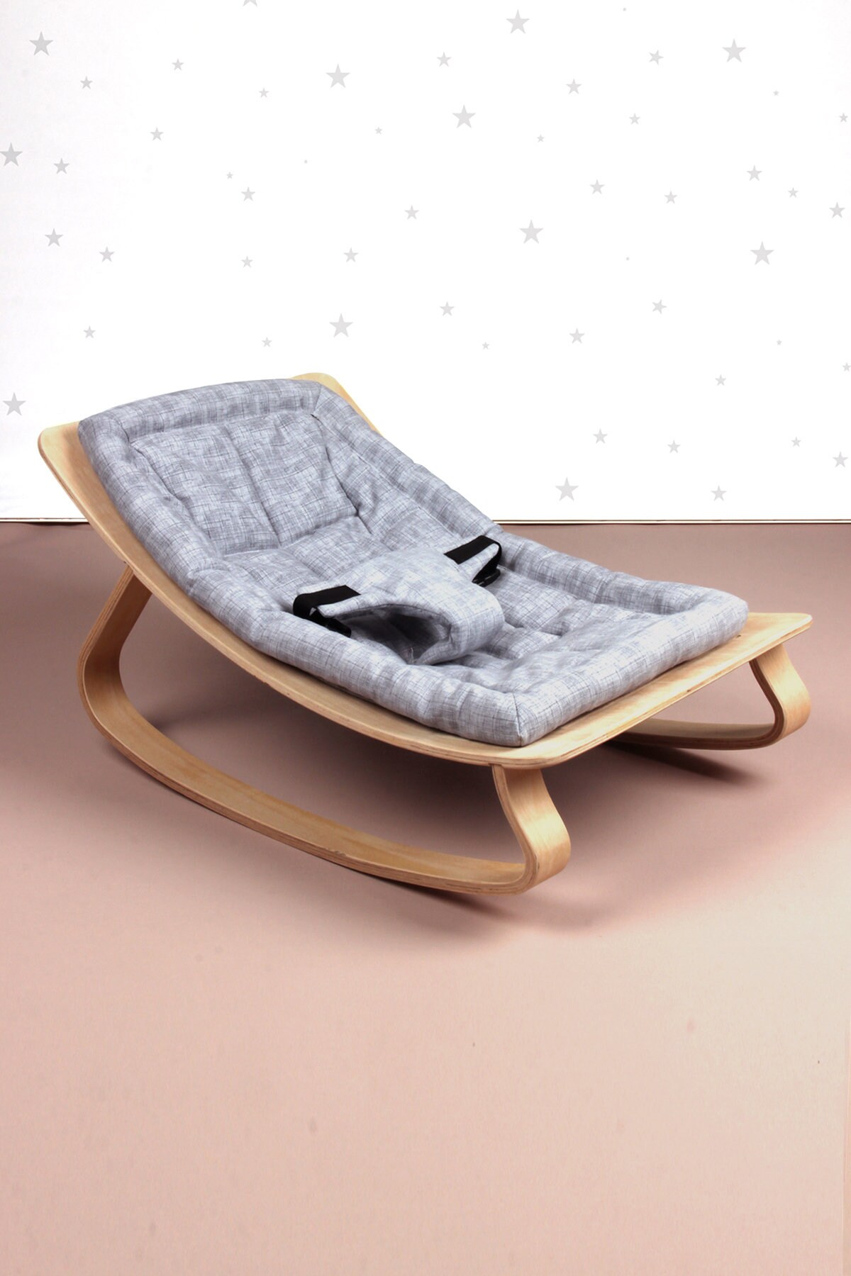 NATURAL WOOD Baby Rocker Baby Bouncer Baby Rocking Chair | Etsy