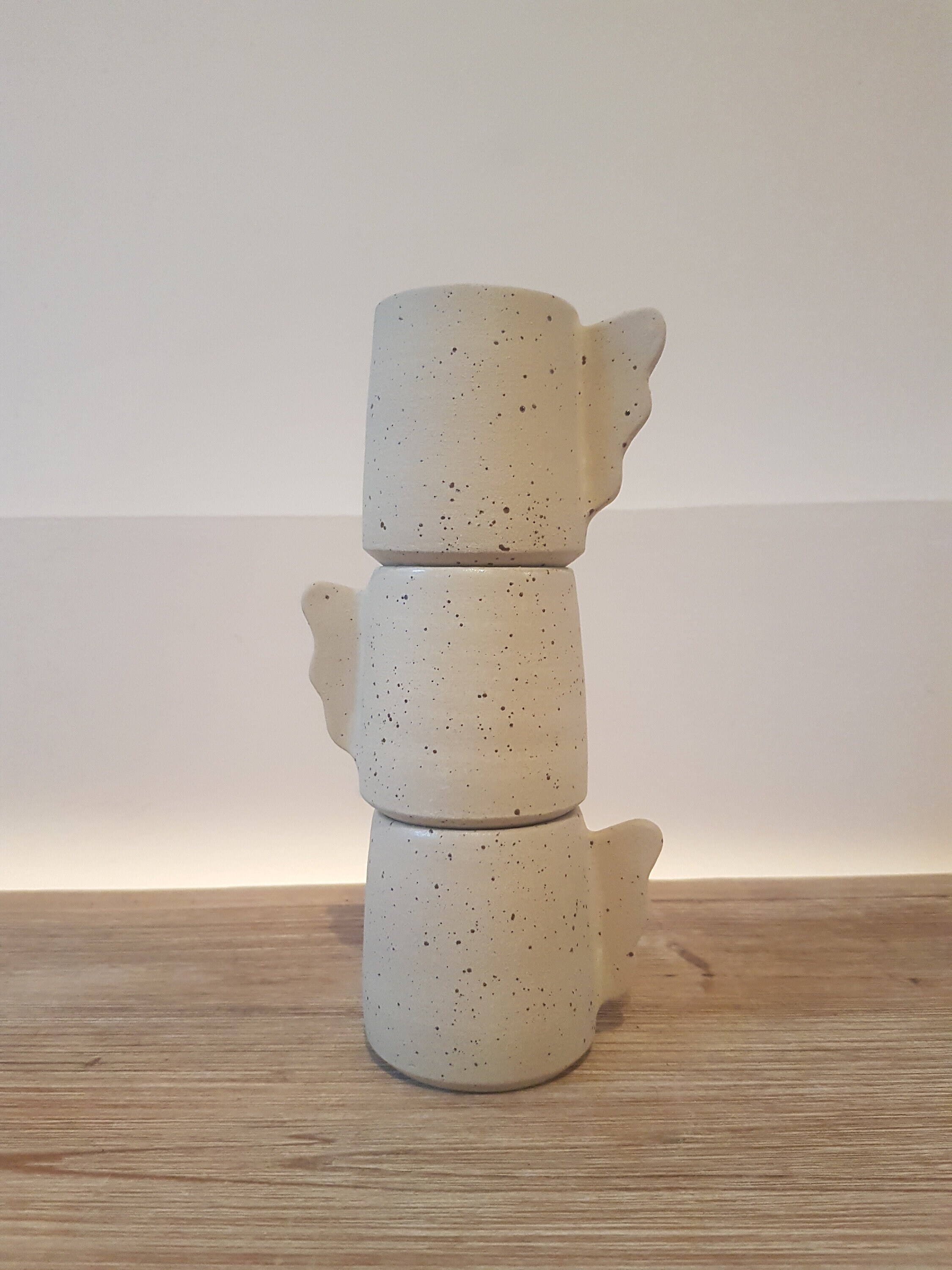 Tasse Artisanale à Expresso en Grès Pyrité Céramique Fait Main Cup Handmade