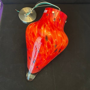 Italian Murano Style Hanging Pendant Light