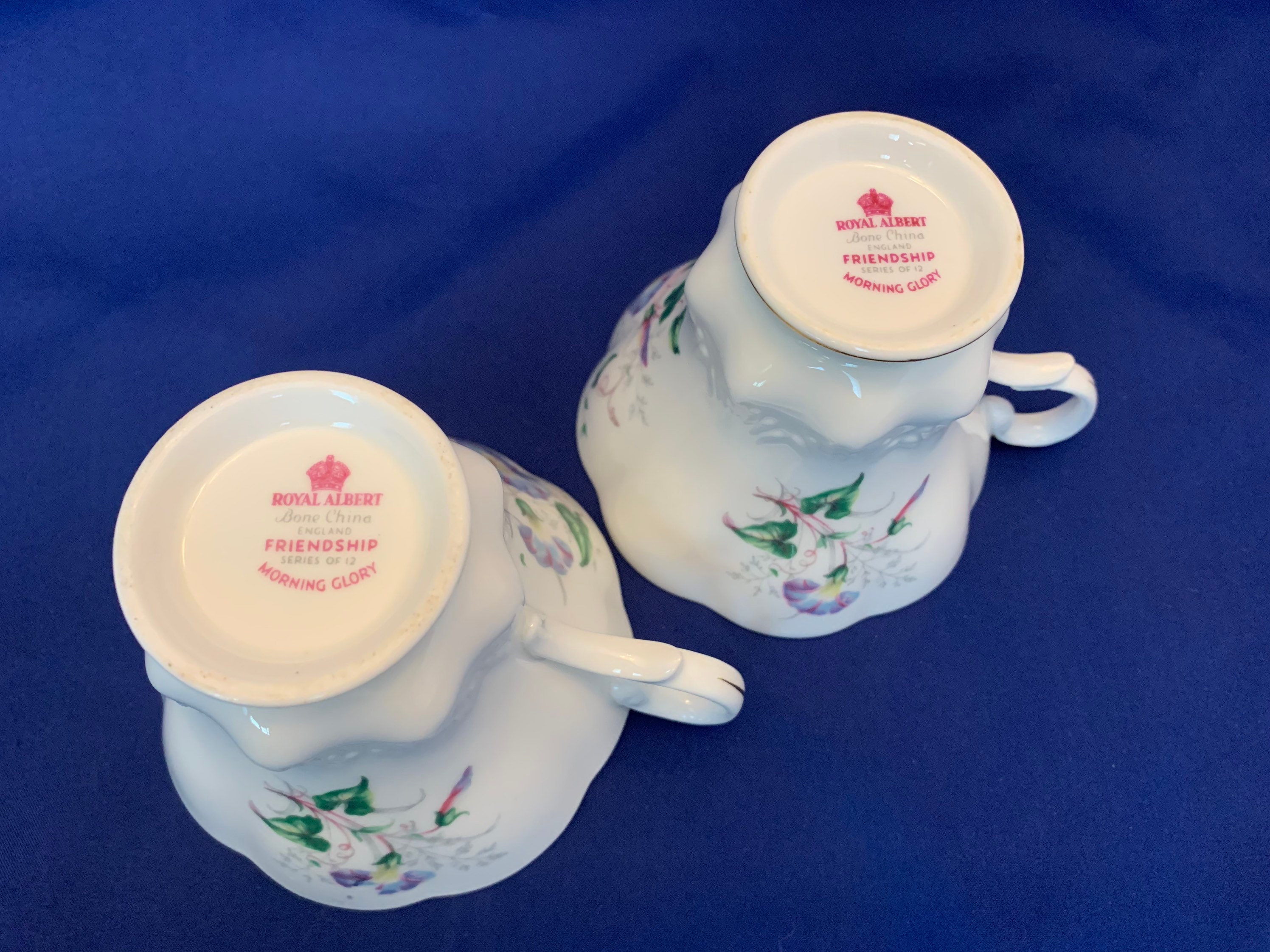 Royal Albert Bone China Friendship Series 12 Morning Glory Tea Etsy UK