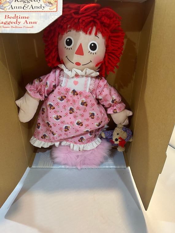 Raggedy ANN, Bedtime Doll, 2002, Hasbro. - Etsy