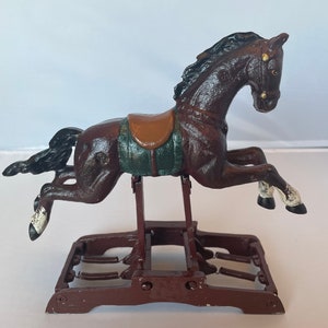 Cast Iron Rocking Horse 8"