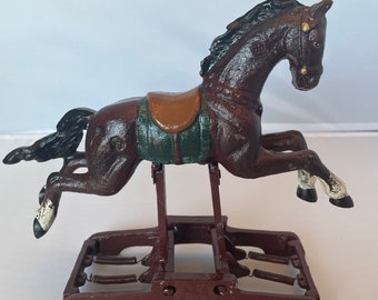 Cast Iron Rocking Horse 8"