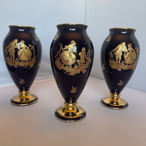 Limoges Castel Vase - Etsy