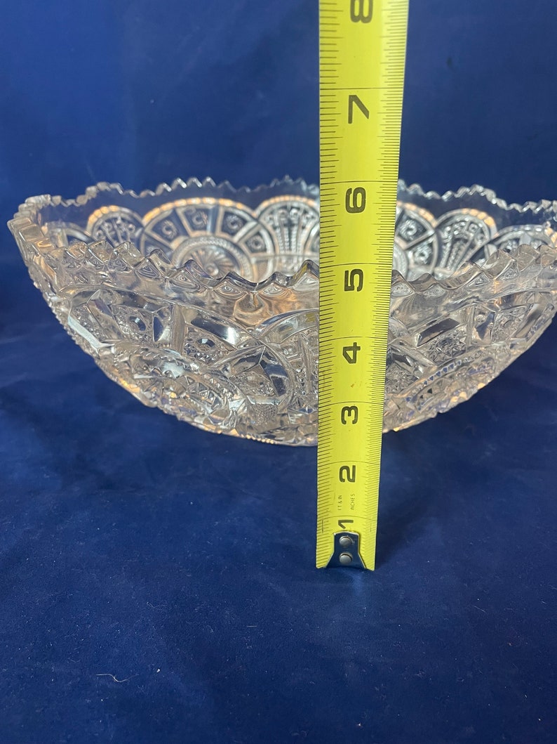 Imperial Glass Punch Bowl and Base Etsy