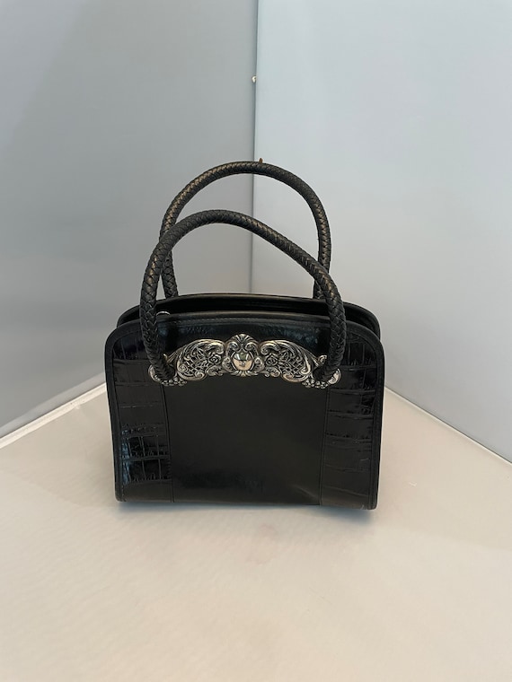 Brighton Black leather handbag with dust bag - image 1