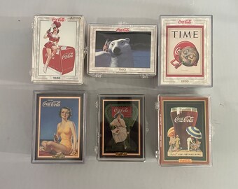 4 Packs of Coca Cola Series 4 Vintage Collector Cards. 8 Cards per