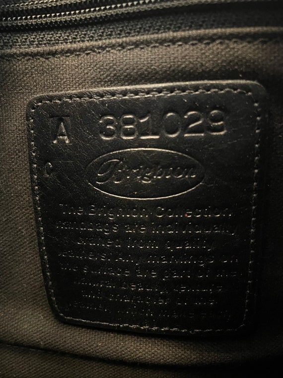 Brighton Black leather handbag with dust bag - image 3