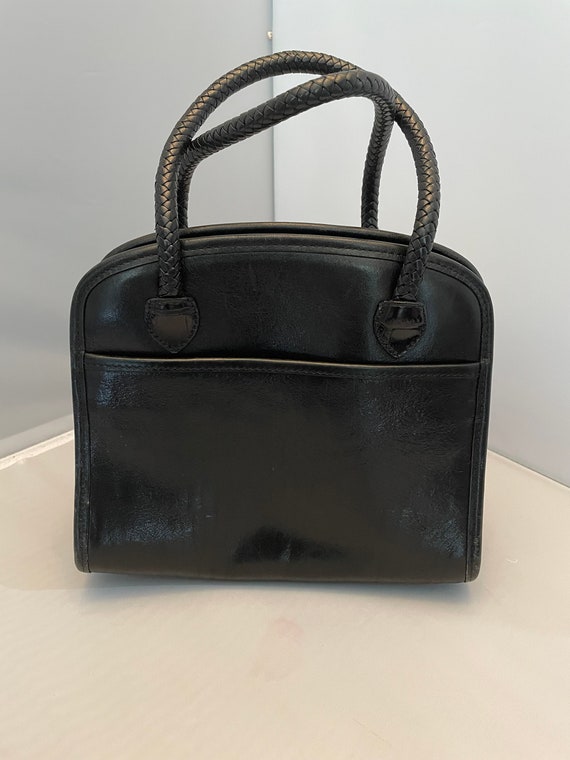 Brighton Black leather handbag with dust bag - image 4