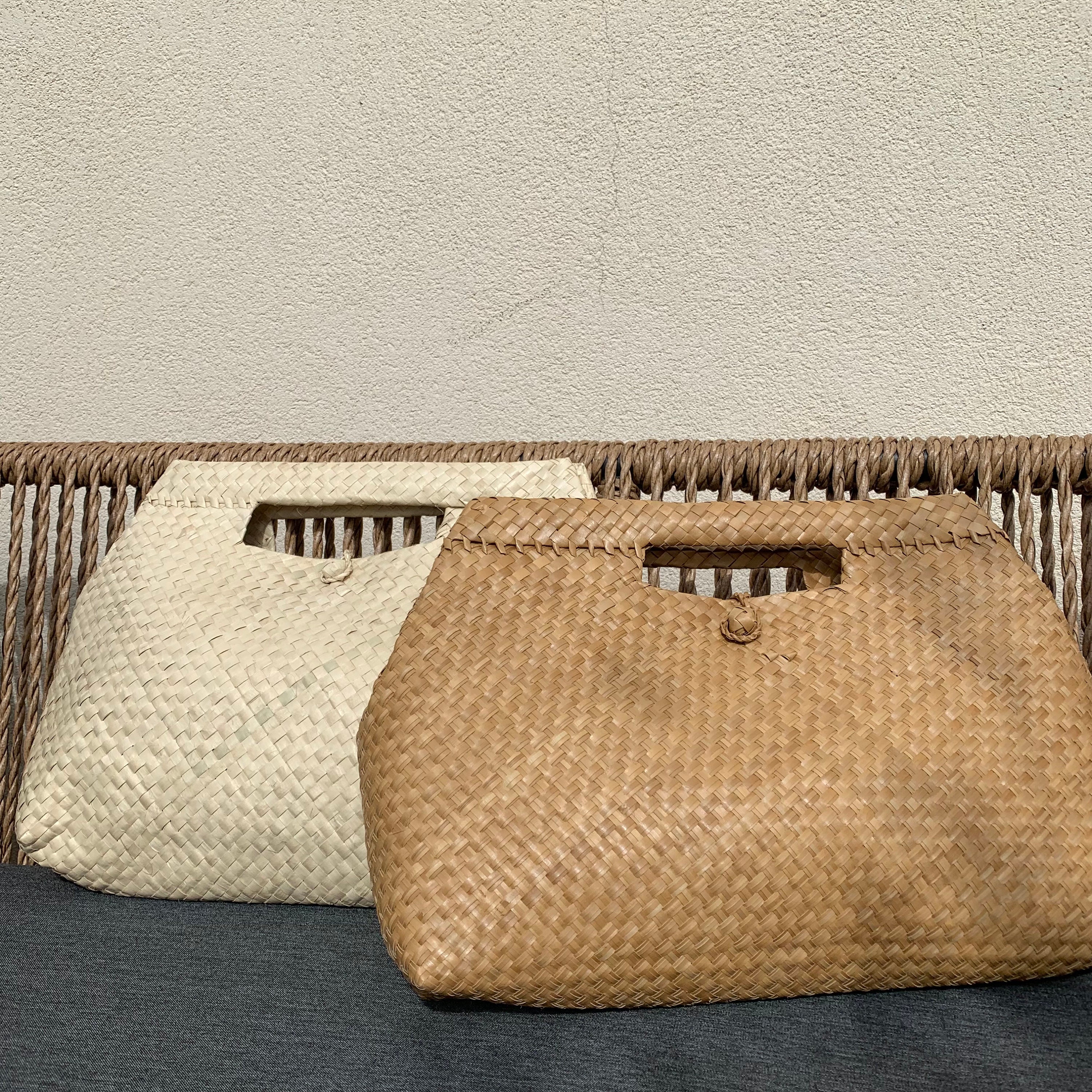 Gold straw clutch bag sale