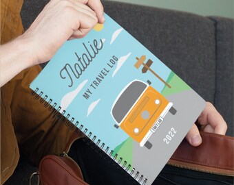 Custom Personalised Campervan Notebook, Journal or Diary - Bay