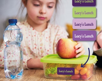 Personalised Waterproof Name Labels | Kids School Bottle Stickers