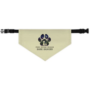New River Gorge National Park Dog Bandana - New River Gorge Pet Bandana w/ Collar