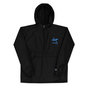 IRNP Happy Kayak Jacket - Isle Royale National Park Embroidered Packable Jacket - Parks and Landmarks // Champion