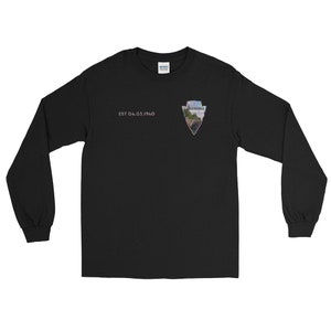 Isle Royale National Park Long Sleeve Shirt Unisex - Established Line
