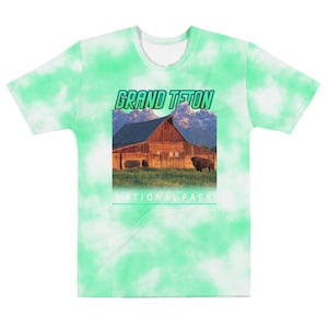 Grand Teton National Park Men&#39;s T-shirt - Fresh Prints Edition