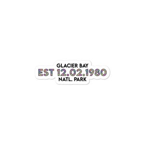 Glacier Bay National Park Sticker - Established Line