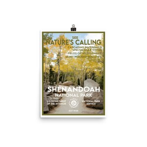 Shenandoah Nationalpark Poster - BUND STIL