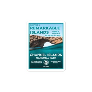 Channel Islands National Park Sticker - WPA Style