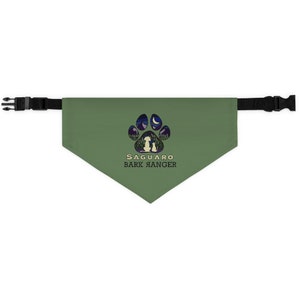 Saguaro National Park Dog Bandana - Saguaro Pet Bandana w/ Collar