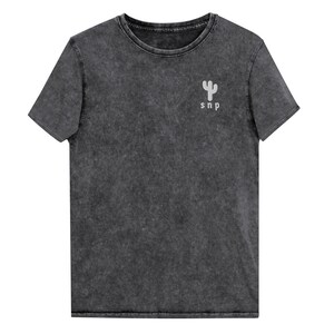 SNP Happy Cactus Shirt - Saguaro National Park Embroidered Vintage Denim Shirt