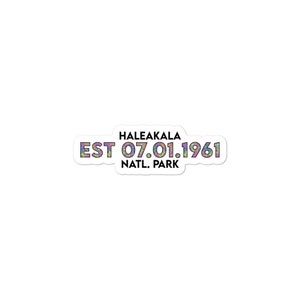 Haleakala National Park Sticker - Established Line