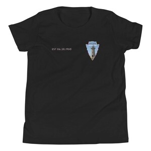 Chemise pour enfants du parc national de Biscayne - Ligne établie