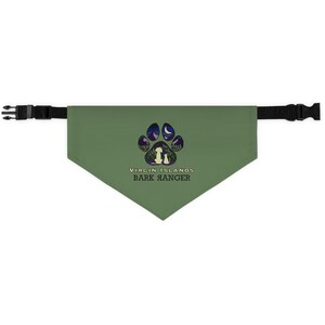 Virgin Islands National Park Dog Bandana - Virgin Islands Pet Bandana w/ Collar