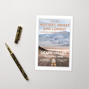 Death Valley National Park Postkarte - STILVOLL