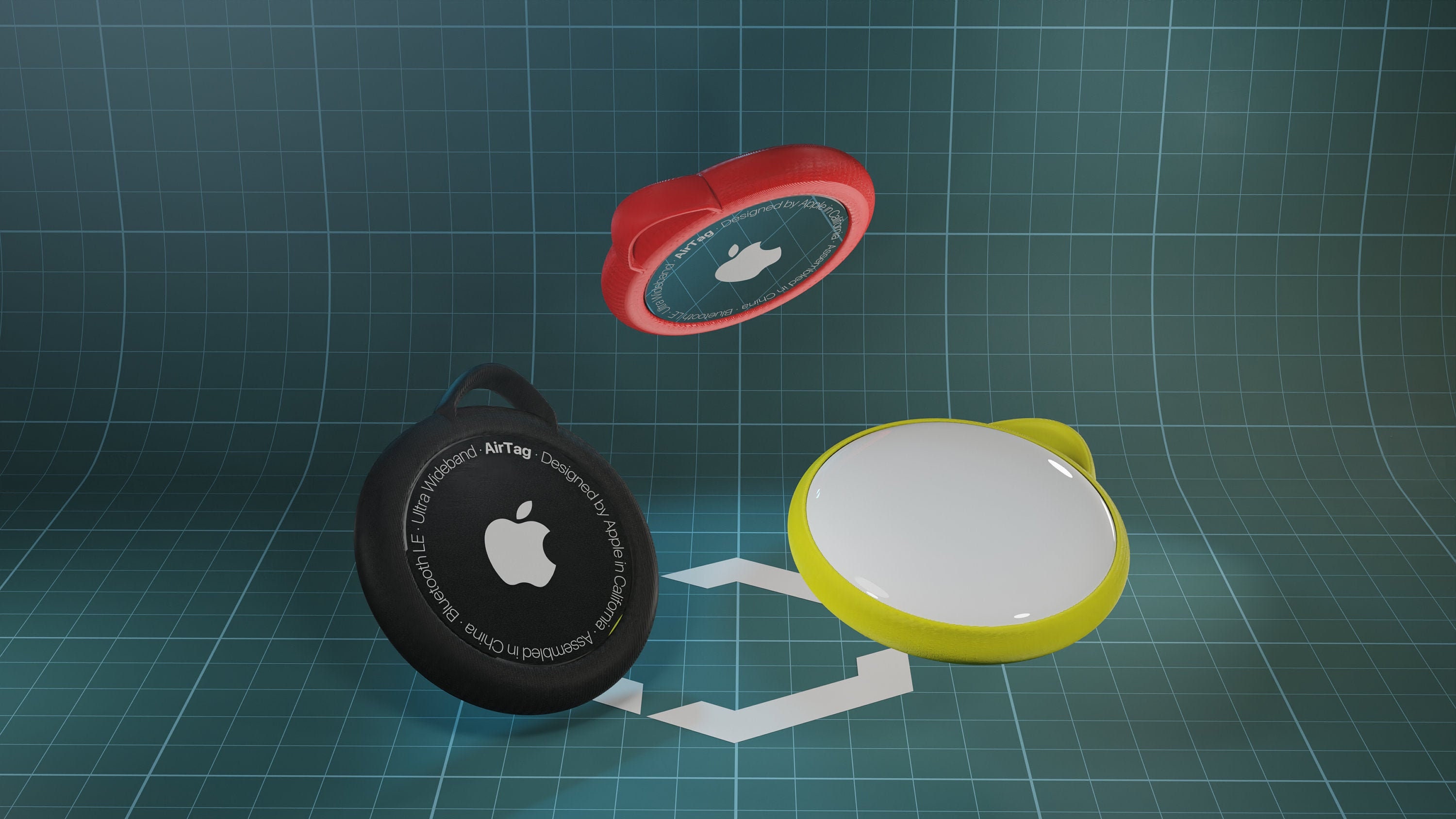 Apple AirTag Pack of 3 Custom Case Keyring Holder for Etsy UK