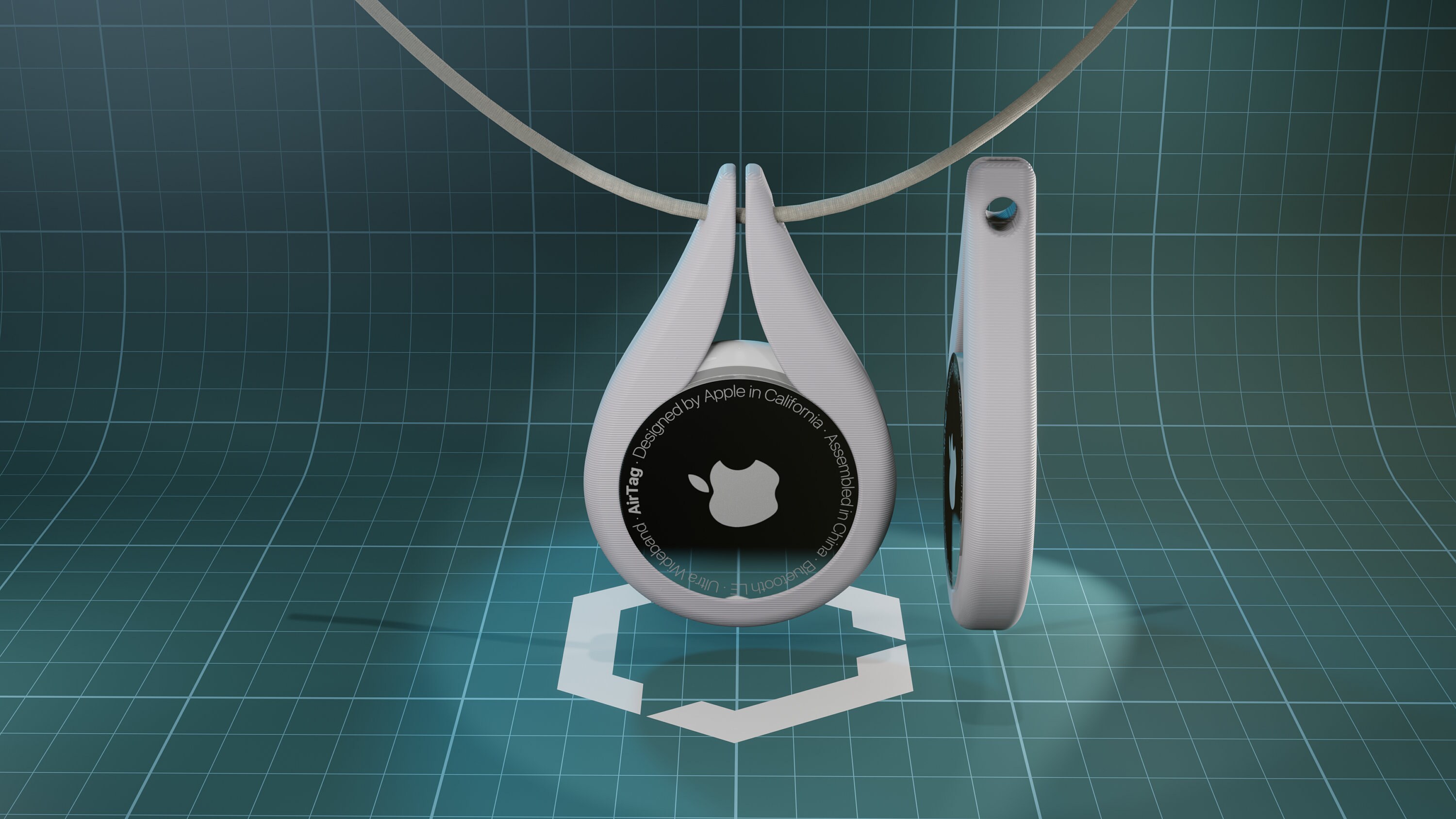 Apple AirTag String Case 3D Printed for AirTag 3D Printed Etsy UK